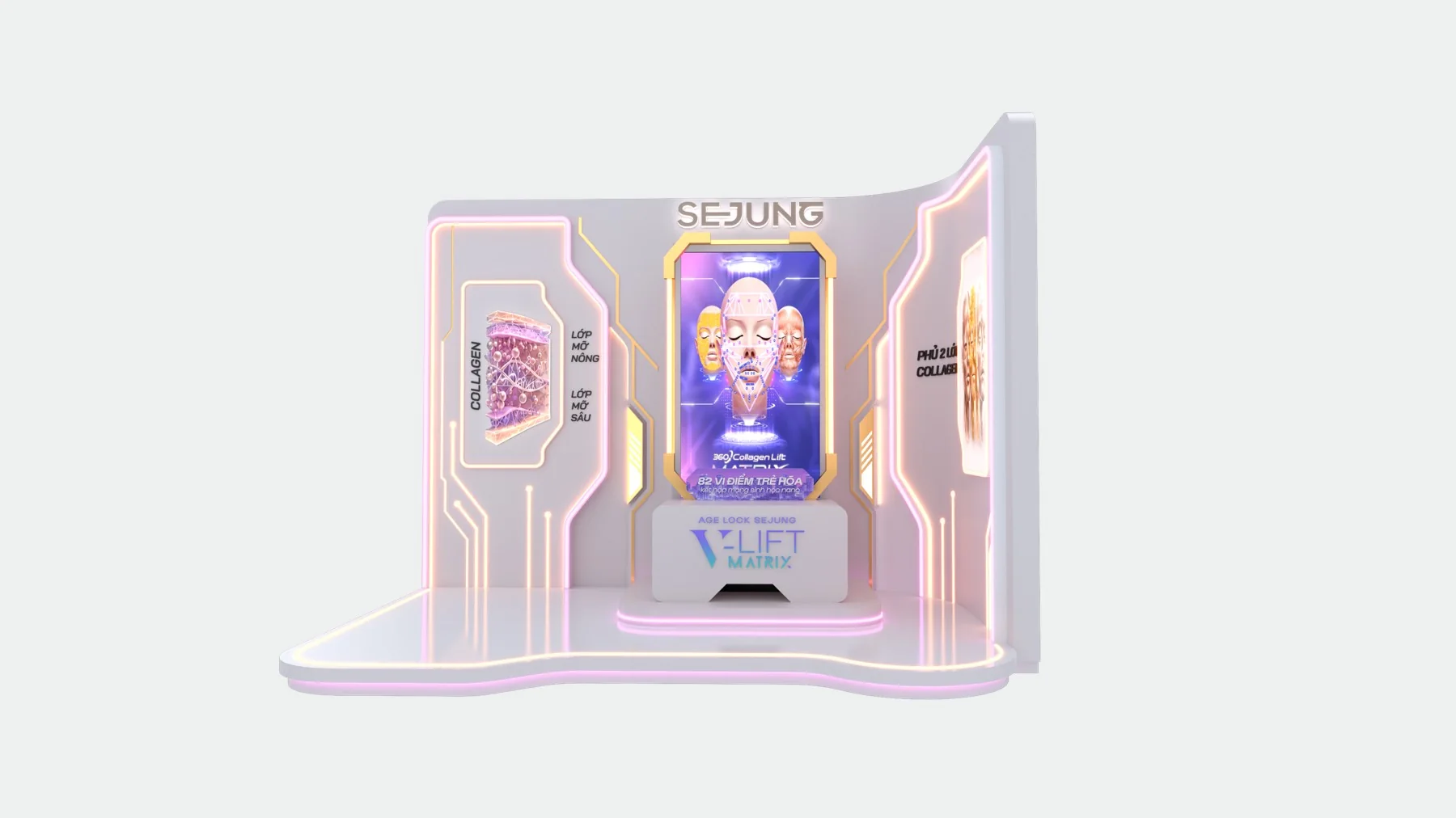 Original CNC booth design perspective / 1